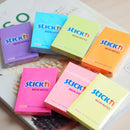 NOTES ADEZIV 51 x 76mm, , 100 file/set, CULORI NEON