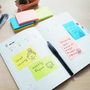 NOTES ADEZIV 76 X 76mm, NEON, extra-sticky, 90 file