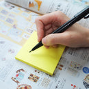 NOTES ADEZIV 76 X 76mm, NEON, extra-sticky, 90 file