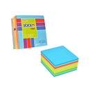 NOTES ADEZIV CUB 76 x 76mm, HO-21538, 400 file/set, MIX ALBASTRU