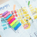 INDEX ADEZIV 12 x 45mm, HO-21346, NEON, SAGEATA, PLASTIC, 8 x 25 file/set