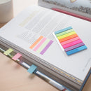 INDEX ADEZIV 8 x 45mm, HO-21401, NEON, PLASTIC, 8 x 20 file/set