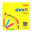 NOTES ADEZIV 76 x 76mm, HO-21571, 4 x 25 file/set, NEON MIX