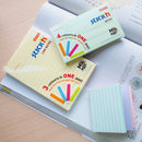 NOTES ADEZIV 76 x 76mm, HO-21574, 4 x 25 file/set, PASTEL MIX