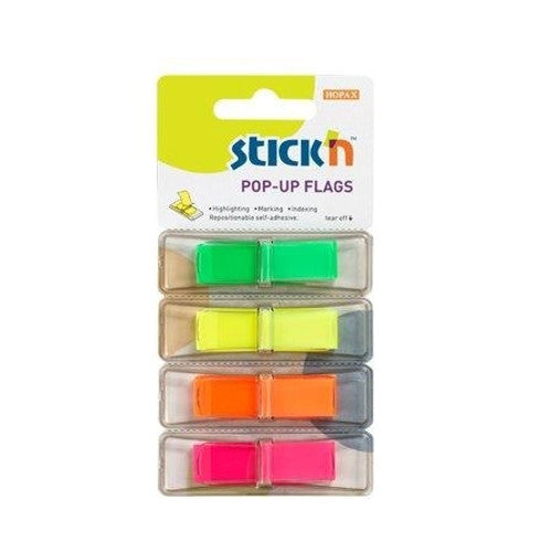 INDEX ADEZIV 12 x 45mm, HO-26017, Pop-up V/G/P/R, 4 x 40 file/set, cu dispenser