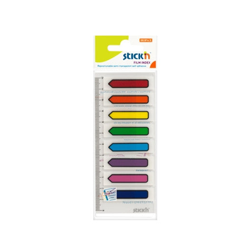 INDEX ADEZIV 12 x 45mm, HO-21466, NEON, SAGEATA, PLASTIC, 8 x 15 file/set