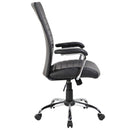 SCAUN de birou Office Products Ibiza, piele ecologica, NEGRU*