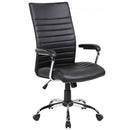 SCAUN de birou Office Products Ibiza, piele ecologica, NEGRU*