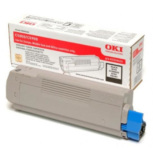 OKI TONER 43324424 BLACK - 6000pagini*