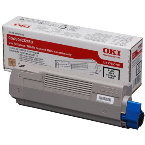 OKI TONER 43865708 BLACK - 8000pagini*
