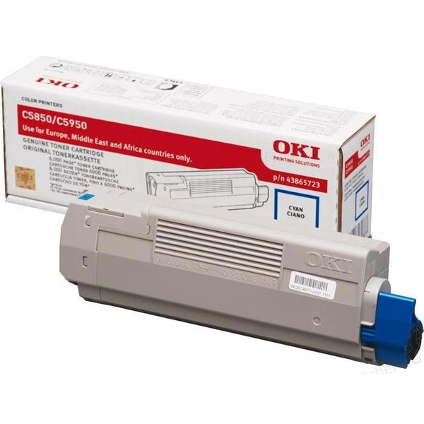 OKI TONER 43865723 CYAN - 6000pagini*