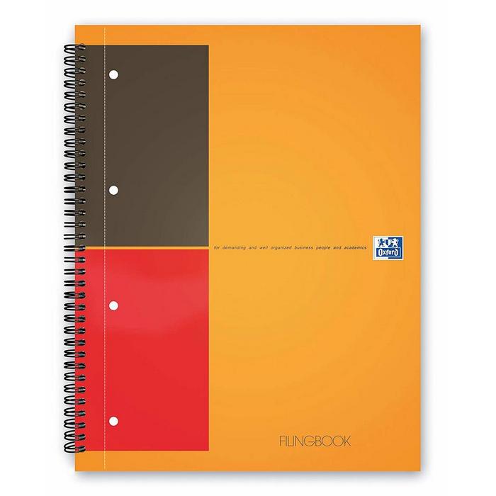 CAIET A4+ 100 file, spirala, OXFORD International Filingbook
