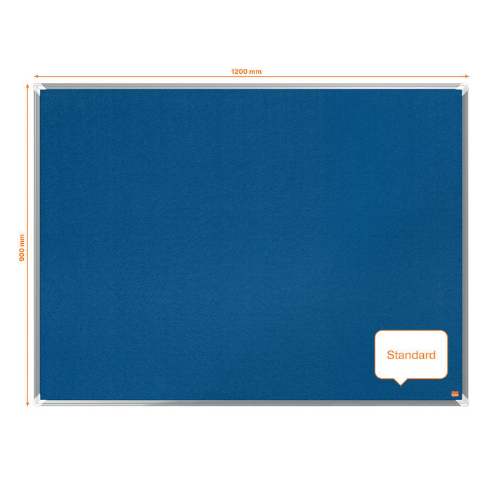 PANOU TEXTIL 90 x 120 ALBASTRU PREMIUM PLUS NOBO*