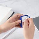 PIX PLASTIC de BIROU CU SUPORT AUTOADEZIV si SNUR DELI, scriere 0,5 mm, VERTICAL