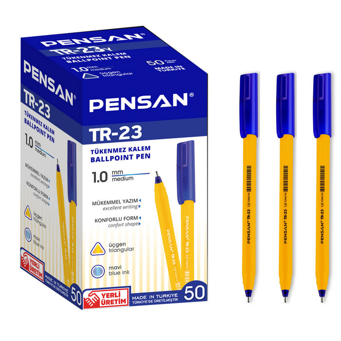PIX PLASTIC cu CAPAC PENSAN TR23, 1,00 mm, ALBASTRU*