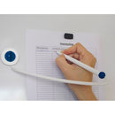 PIX PLASTIC de BIROU CU SUPORT AUTOADEZIV si SNUR SCHNEIDER KLICK FIX, M, ORIZONTAL