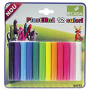 PLASTILINA COLOR ECADA, set 12 culori
