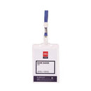 PORTECUSON VERTICAL DELI 5757, cu CLIPS si SNUR, 68 x 95 mm, set 10 buc