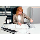 PERFORATOR METALIC LEITZ 5114, 4 perforatii, distante reglabile, 30 coli