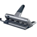 PERFORATOR METALIC LEITZ 5114, 4 perforatii, distante reglabile, 30 coli