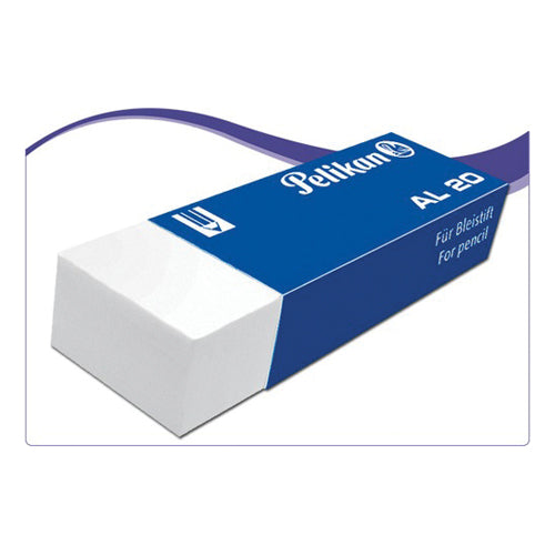 RADIERA DIN PLASTIC PELIKAN AL30, 17 x 43 x 12 mm