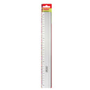 RIGLA PLASTIC TRASNPARENT HERLITZ 30 cm