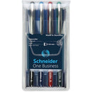 ROLLERPOINT SCHNEIDER One Business / One Hybrid C, set 4 culori, scriere de la 0,3 mm pana la 0,6 mm