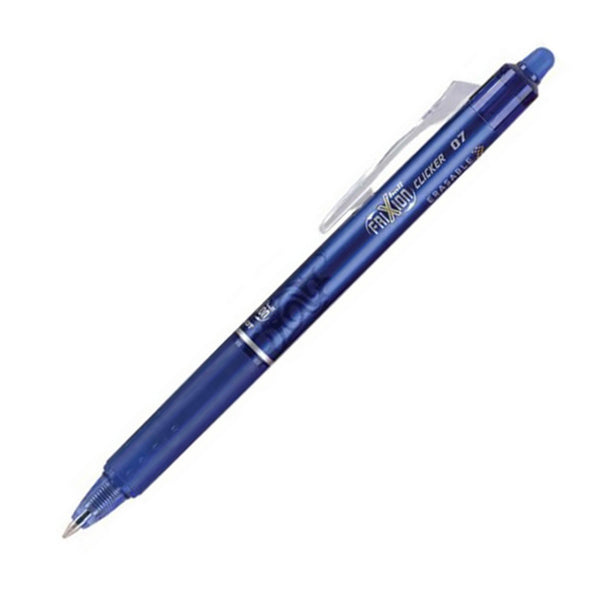 ROLLER PILOT FRIXION CLICKER, scriere 0,7 mm, ALBASTRU