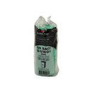 SACI MENAJERI HDPE GALBEN / NEGRU, 50 buc / rola, 35 litri