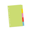 SEPARATOR CARTON A4 COLOR, set 5 culori