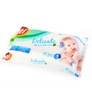 SERVETELE UMEDE pentru MAINI si CORP de COPII OTI, 18 x 21 cm, pachet 64 bucati