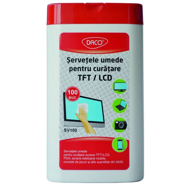 SERVETELE pentru MONITOR CRT/TFT/LCD DACO, cutie de 100 buc