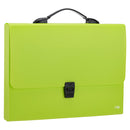 GEANTA PLASTIC A4 DELI, MIX CULORI NEON cu maner