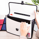 GEANTA PLASTIC DELI, CULORI ASORTARE, cu maner - 24,5 x 33,5 x 3,8 cm