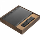 SET AGENDA B5 din PIELE cu ETUI PRINC*