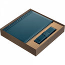 SET AGENDA B5 din PIELE cu ETUI PRINC*