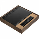 SET AGENDA B5 din PIELE cu ETUI PRINC*