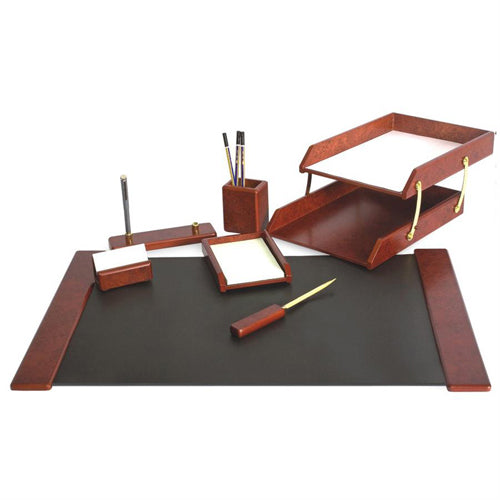 SET BIROU LEMN BORDEAUX FORPUS FP471849, 7 piese