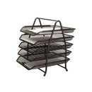 TAVA SET 5 buc, din PLASA METALICA, MESH Black