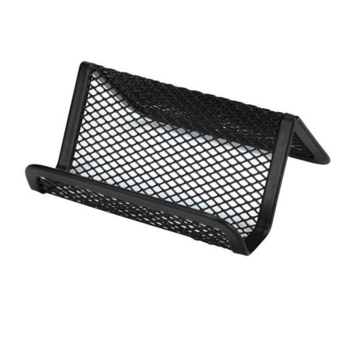 SUPORT CARTI DE VIZITA din PLASA METALICA, MESH Black