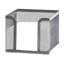 SUPORT CUB 9 x 9 x 9 cm din PLASA METALICA, MESH Black