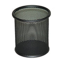 SUPORT INSTRUMENTE de SCRIS CILINDRIC, din PLASA METALICA, MESH Black