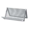 SUPORT CARTI DE VIZITA din PLASA METALICA, MESH Cromat