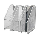 SUPORT VERTICAL DOCUMENTE din PLASA METALICA, MESH Cromat