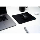 MOUSE PAD SPACER SP-PAD-S, cauciuc si material textil, negru, 220 x 180 x 2 mm