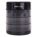 SUPORT INSTRUMENTE SCRIS NEGRU DELI, 6 compartimente