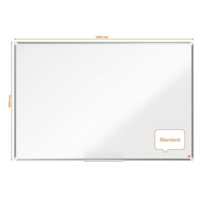 TABLA ALBA (WHITEBOARD) MAGNETIC OTEL LACUIT 100 x 150CM PREMIUM PLUS NOBO*