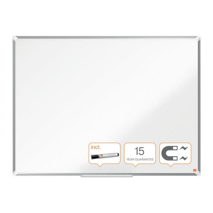 TABLA ALBA (WHITEBOARD) MAGNETIC OTEL LACUIT 120 x 150CM PREMIUM PLUS NOBO*