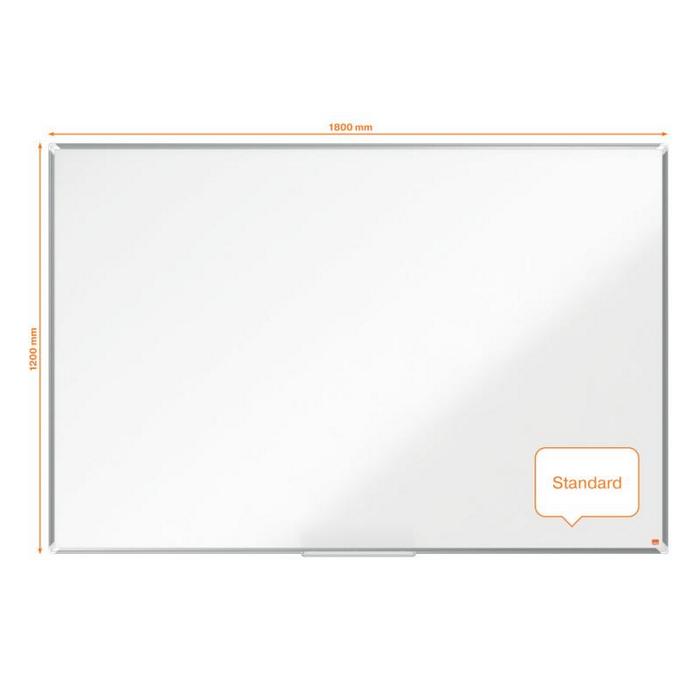 TABLA ALBA (WHITEBOARD) MAGNETIC OTEL LACUIT 120 x 180CM PREMIUM PLUS NOBO*