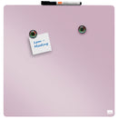 TABLA MAGNETICA PLASTIC 36 x 36 cm LILA NOBO*